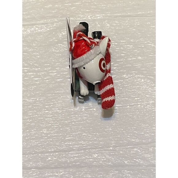 Target BULLSEYE Dog Ornament 2022 Sledding Dog Mascot Wondershop NWT - Picture 3 of 5